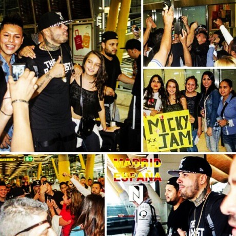 Nicky Jam con sus fans @ Madrid – 2014